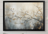 Red Barrel Studio&reg; Tree Monochrome Ethereal Reverie I Canvas Painting Print, 24" x 36" New In Box $199