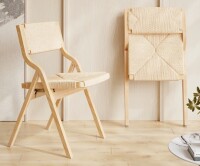 George Oliver Solid Wood Folding Side Chair New In Box $299