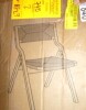 George Oliver Solid Wood Folding Side Chair New In Box $299 - 2