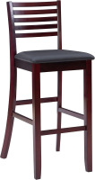 Linon Triena Collection Ladder Bar Stool 30, brown, 17"w x 20"d x 43"h New in Box $399