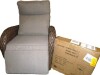 Beford Dual-Adjust Swivel Outdoor Recliner Chair and Table 2 Piece Set New $799 - 2