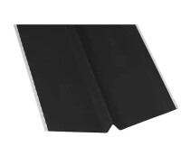 Gibralter Building Products 24 in. x 10 ft. Galvanized Steel W-Valley Flashing in Black $109