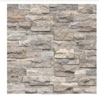 MSI XL Silver Ledger Panel 9 in. x 24 in. Splitface Gray Travertine Wall Tile (4.5 sq. ft. /Case) $59