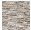 MSI XL Silver Ledger Panel 9 in. x 24 in. Splitface Gray Travertine Wall Tile (4.5 sq. ft. /Case) $59