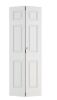 Goldenpoley 30 in. x 78.4 in. 3-Panel Hollow Core White Primed Composite MDF Bi-Fold Door with Hardware Kit in White New in Box $399