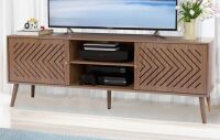 George Oliver TV Stand for TV up to 70 Inch, Mid Century Modern TV Console, Entertainment Center with Storage New in Box $499