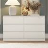 Hillsdale Brindle 6 Drawer Dresser, Matte White, by Hillsdale Living Essentials New in Box $699