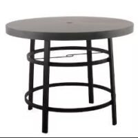 Style Selections Greywood Octagon Outdoor Dining Table 48" with Umbrella Hole, New in Box $499