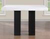 Steve Silver Artemis Square White Marble Top (2 Boxes) New in Box $1099