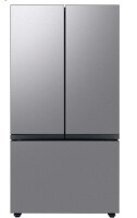 Samsung - 36 in. Wide BESPOKE 30 cu. ft. 3-Door French Door Smart Refrigerator with Beverage Center - Stainless Steel New On Working $2999