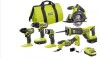 Ryobi ONE+ 18V Cordless 5-Tool Combo Kit with Battery, Charger &middot;and Carrying Bag (Flashlight Not included) New in Box $599