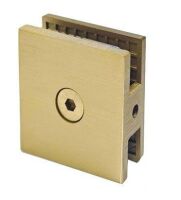 Azupin Glass and Hardware Standard Clamp in Brushed Gold New in Box