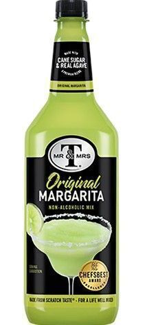 Mr. & Mrs. T Margarita Mix, 33.8 oz / Mr. & Mrs. T Sweet And Sour Mix, 33.8 oz New Assorted Best by 6/2027