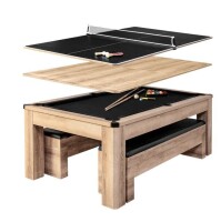 Escalade Sports Atomic Hampton 3-in-1 Combo Table | Billiards + Ping Pong + Dining Table Top Only New in Box $1599