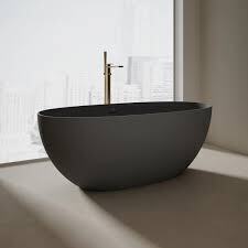 MonBlari Acrylic Freestanding Bathtub in Matte Black New in Box $2499