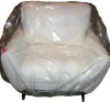 George Oliver Corvo Faux Leather Armchair in White New $599 - 2