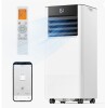 Simzlife 8,000 Btu Portable Air Conditioner 250 Sq. Ft. With Dehumidifier With Remote In White PAC023-8KWH-S in Box On Working $699