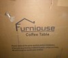 Furniouse ct014-wa 31.5" W Round Coffee Table with Storage Modern Wood Circle Center Table in walnut New in Box $499 - 2