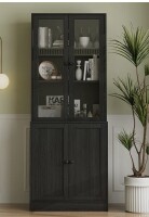 Latitude Run 71'' Kitchen Pantry in Black New in Box $499