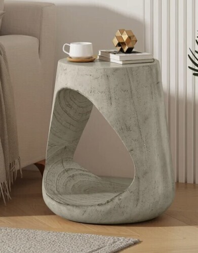 Millwood Pines Eulla Side Table, Accent Table, Living Room Side Table, Wood Side Table New In Box $199