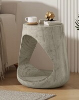 Millwood Pines Eulla Side Table, Accent Table, Living Room Side Table, Wood Side Table New In Box $199