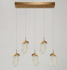 Everly Quinn Zeinab 5 - Light Kitchen Island Linear LED Pendant New In Box $399