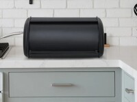 Prep & Savour Stainless Steel Roll-Top Bread Box with Lid, Countertop & Pantry Storage Organizer for Kitchen, Durable and Rust-Resistant New in Box $79