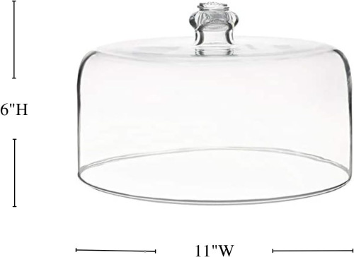 Juliska Berry & Thread Glass Cake Dome New In Box $299