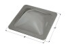 Icon RV Skylight, Gray, 14 in. x 14 in., SL1414 New In Box $199