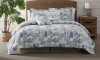 Tommy Bahama Raw Coast Blue Cotton 3 Piece Comforter Set, Cal-King $399