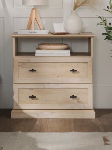 Alcott Hill&reg; Cydny Classic Open-Top 2-Drawer Nightstand New In Box $499