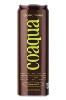 Coaqua Espresso'd Coconut Water, 12 fl oz New Best by 12/2026