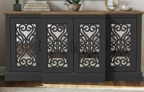 Lark Manor Ariba Traditional 60.4"W Wide Accent Sideboard New in Box $699