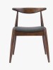 Corrigan Studio Drumawillin 17.75'' H Upholstered Side Chair Walnut/Gray New in Box $299