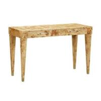 Tov Furniture Brandyss 48" Burl 2-Drawer Work Desk in a natural finish New in Box $1099