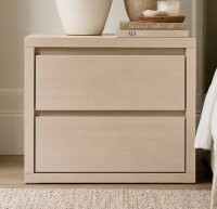 Ebern Designs Fere 27'' W 2-Drawer Nightstand New in Box $299