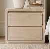 Ebern Designs Fere 27'' W 2-Drawer Nightstand New in Box $299