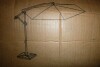 Arlmont & Co Beeram 120'' Round Cantilever Umbrella with Weighted Base in White New In Box $299 - 2