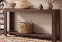 Millwood Pines 2-Tier Entryway Console Table, Narrow Long Sofa Table with Storage in Box $499