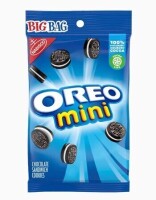 Oreo Mini Chocolate Sandwich Cookies, 3oz / Grandma's Mini Sandwich Cremes Vanilla Cookies 2.12 Ounce Bag / Assorted