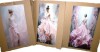 Mercer41 Pink And White Woman Ballet Solitude I - Ballet Canvas Art Print 3-Piece New In Box $299 - 2