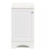 Glacier Bay 19 in. Single Sink White Freestanding Bath Vanity with White Cultured Marble Top (Assembled) New In Box $499