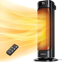 VAGKRI 24 Space Heater for Indoor Use, Fast Ceramic Heater with Remote and Thermostat, 3 Modes, Overheating & Tip-Over Protectio New in Box $99