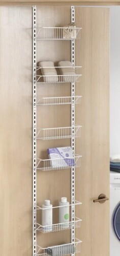ClosetMaid 8-Tier White Wire Wall or Door Rack $99