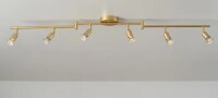 Globe Electric Company 47.2'' 6 -Light Swing Arm Track Track Kit with Dimmable and Adjustable Head New In Box $299