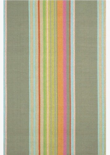 Dash and Albert Rugs Stone Soup Handwoven Indoor/Outdoor Rug, 2.5' x 8' New $299