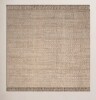 Birch Lane&trade; 9ft. Square Parkerfield Handmade Flatweave Jute/Sisal Natural Area Rug New $499