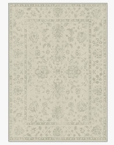 Red Barrel Studio&reg; Botanical Modern Machine Washable Floral Indoor Oriental Performance Area Rug With Non-Slip Backing, Rectangle 6' x 9' $299