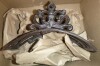 MyGift Wall Mounted Garden Hose Holder &ndash; Decorative Cast Iron Floral Scroll Outdoor Hose Reel Rack $199 - 2