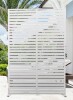UFURYRIDE 72" H Outdoor Privacy Screen, Freestanding Decorative Privacy Panels for Balcony, Yard & Garden New In Box $299